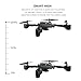 ESGOT ES-Q10 RC Quadcopter 2.4GHz 6-Axis Gyro 4 Channels 2MP Camera LED Lights FPV WiFi Foldable Remote Control Drone