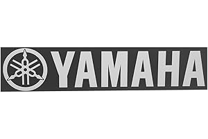 Die Cut Sticker - 1ft. Logo - Yamaha - White, Manufacturer: Factory Effex, YAM 1' WH DIECUT STICKER FX