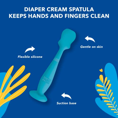 Triple Paste Diaper Rash Cream and Spatula Bundle 8 oz Zinc Oxide