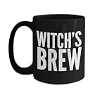 Witch Brew - Witch's Brew - Witches Brew Coffee Mug - Good Witch Gift - Black Mug 15 oz.