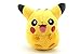 Finex Set of 2 Pokemon Yellow Plush Male Pikachu & Pokeball Beaded Chain Keychain Hanging Ornaments