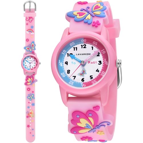 VTAIGE Kids Watch, Cute 3D Cartoon Toddler Watches, Waterproof Analog Learning-to-Tell-Time Watch with Soft Silicone Band – Fun Educational Gift for Boys & Girls Ages 3-8
