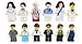 R-Magic 48 Pcs Minifigures Building Bricks Community People, Building Party Toys Gift