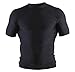 Clinch Gear | Short Sleeve Rash Guard for Workouts, Base Layer & Compression (Black, XL)