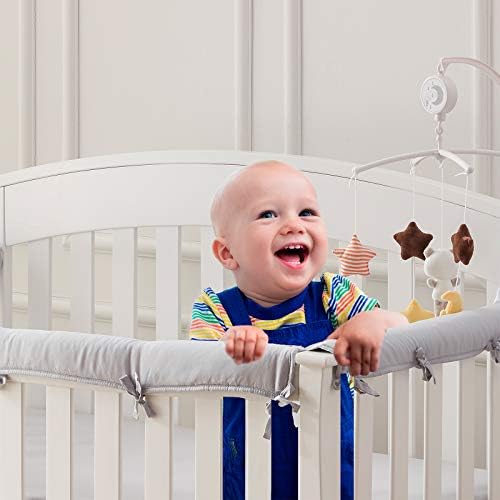 Sunstyle Home 3 Pieces Baby Crib Rail Cover Set, Safe Teething Guard