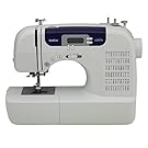 Brother CS6000i Feature-Rich Sewing Machine With 60 Built-In Stitches, 7 styles of 1-Step Auto-Size Buttonholes, Quilting Table, and Hard Cover