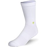 Ethika Men's Crew Sock | White Logo -Yellow-