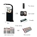 Travel Makeup Brush Bag,Chomeiu Makeup Brush Set Holder Foundation Brushes Bag Organizer Makeup Artist Face Makeup Brush Sets Carry Case