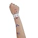 48pcs Slap Bracelets Party Favors 12 Different Designs with Patriotic USA Flag Stars Slap Bands
