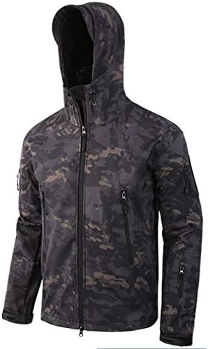 Black waterproof jacket with a heat-insulating layer, featuring a tag indicating a price of $39.99.