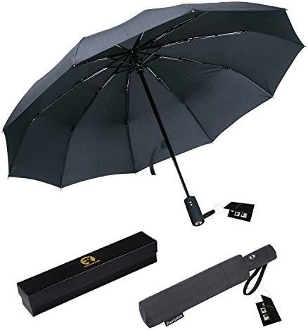 Multi-functional Portable Windproof Anti UV Umbrella … (black)