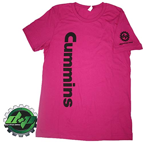 Cummins Dodge Diesel Truck Shirt t Short tee Trucker Gear 4X4 Pink Medium