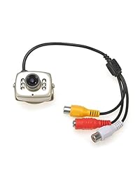 Tukzer 208 C Mini cámara de seguridad CCTV alámbrico Nanny 'con lente de color CMOS 3,6 mm