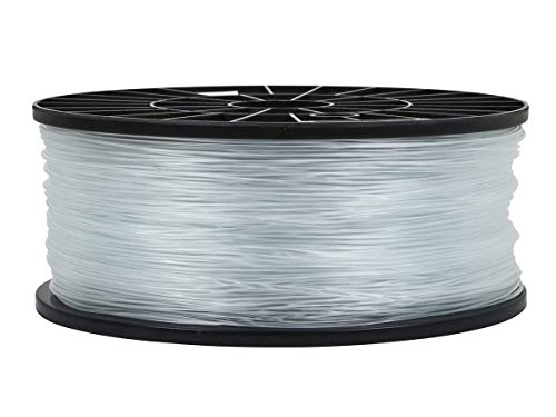 Monoprice ABS 3D Printer Filament - Crystal Clear - 1kg Spool, 1.75mm Thick | For All ABS Compatible Printers