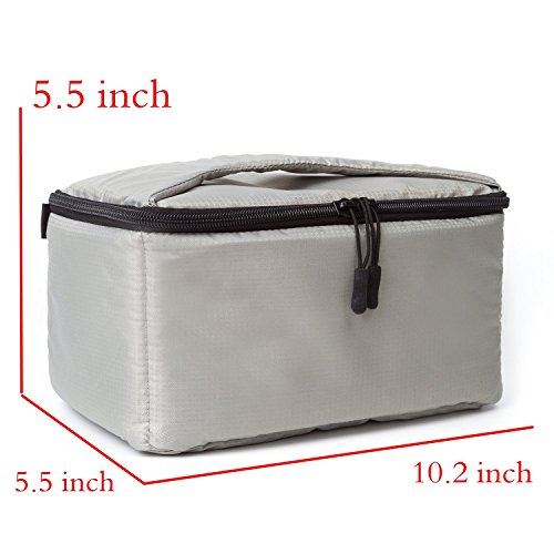 G-raphy Camera Insert Bag with Sleeve Camera Case (Grey)
