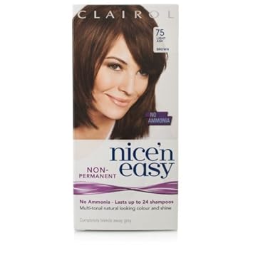Amazon Com Clairol Nice N Easy Hair Color 75 Light Ash Brown