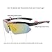 Sireck Sports Sunglasses + 5 Lenses - Polarized - Adult Unisex - Smoked - Polycarbonate Lenses - Full Rim Plastic Frame - Abrasion Resistant, Lightweight, Polarized - Golf, Hiking, Fishing, Cycling