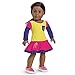 American Girl Truly Me Playful Color-Block Dress Outfit in Bag for 18