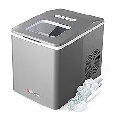 Euhomy Ice Maker Machine Countertop, 26 lbs/24H, 9