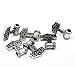 Housweety 10PCs Silver Tone Thors Hammer European Charm Beads 27x21mm(1 1/8