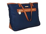 MICHAEL Michael Kors Kempton Large EW Tote Tote Navy Nylon
