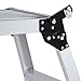 Best Choice Products Aluminum Platform Drywall Step Up Folding Work Bench Stool Ladder