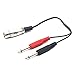 6.35mm to XLR Cable - Riipoo 20 cm 6.35mm Male to XLR Female Stereo Audio Microphone Adapter Cable, 2 Dual 1/4 TS 6.35mm Mono Male to XLR Female Splitter Cable