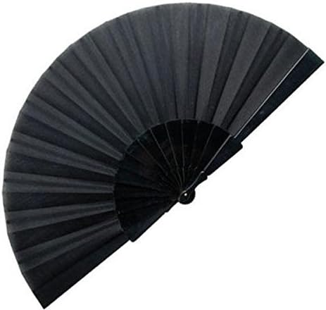 eddie Black plastic hand fan buy two get one free.UK seller