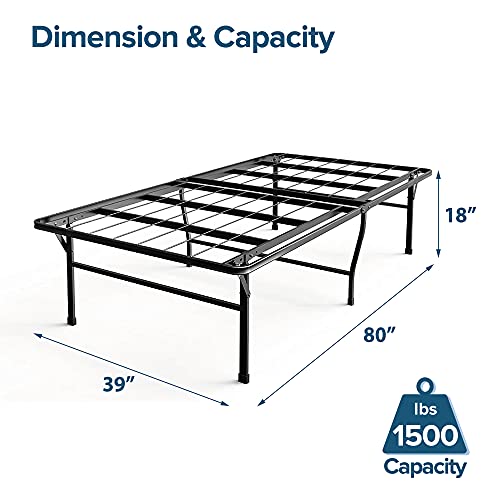 ZINUS SmartBase Heavy Duty Mattress Foundation / 18 Inch Metal Platform Bed Frame / No Box