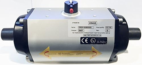 Crane Revo CRD01200B0000 Series R Quarter Turn Pneumatic Actuator, Double Acting