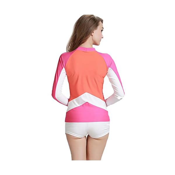 Sbart-Long-Sleeve-and-Round-Neck-Women-Wetsuit-Top-for-Swimming-and-Diving-Pink Sbart-Long-Sleeve-and-Round-Neck-Women-Wetsuit-Top-for-Swimming-and-Diving-Pink