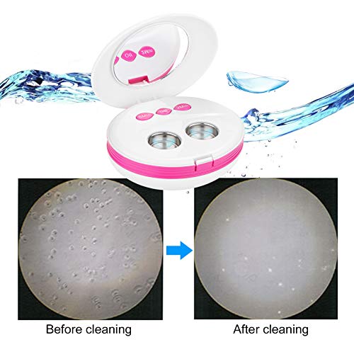 Contact Lens Cleaner Machine, Blumway Ultrasonic Contact Lens Cleaner with USB Charger, Small
