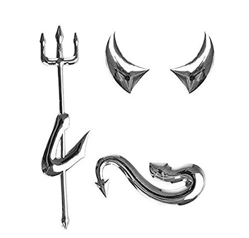 SANGAITIANFU 1 Pcs 3D PVC Small Devil Style Sticker Decal Decoration for Auto Car - Thumbnail 5