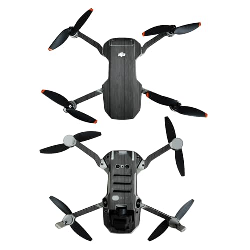 Skin Compatible with DJI Mini 4K - Black Wood - Premium 3M Vinyl Protective Wra…