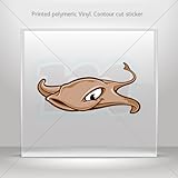 Decals Decal Cartoon Stingray Decorative Motorbike Bicycle Vehicle ATV Racing Garage 0500 XR34W
