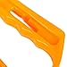 Shutters Window Blind Brush Dust Cleaner Orange with 7 Slat Handheld Household Tool