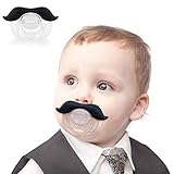 Generic 1x Durable Funny Mustache Baby Pacifier Orthodontic
