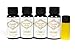 Fragrance Oil Sampler Set with Bonus Oil-Plumeria, Honeysuckle, Lilac Blossom, Fresh Cut Roses and Bonus Cotton Blossom-Scents for Candle Making and Soap Making- Works in Diffusers, Warmers, Potpourri