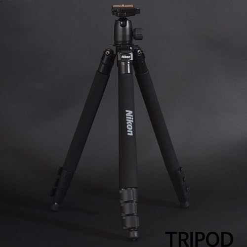 New Genuine Nikon DSLR SLR Digital Camera Tripod with Ball Head, Plate and Case