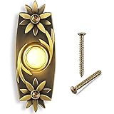 Heavy Duty Metal Doorbell Push Button, Antique