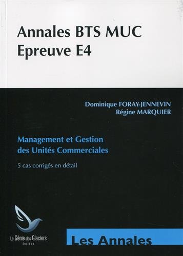 Annales études de cas BTS muc by (Paperback)