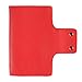 Nicely Neat Credit Card Holder Leatherette Business Card / Credit Card Organizer Book (Rose Red) - Holds Up to 188 Cards (96 Cells) - Top Grade Faux Leather - 32 Pages - Stylish