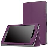 MoKo Case for Fire HD 8 2016 Tablet - Slim Folding Stand Cover with Auto Wake / Sleep for Amazon Fire HD 8 (Previous 6th Generation - 2016 Release ONLY), PURPLE