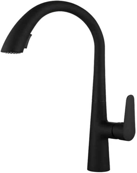 Grifo Cocina Extraible grifos fregadero cocina Negro 2 funciones grifo