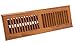 Accord AOFROML414 Floor Register with Red Oak Louvered, 4-Inch x 14-Inch (Duct Opening Measurement), Medium Finish
