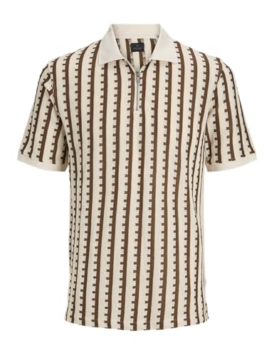 JACK & JONES Jprblatag Ss Zip Polo