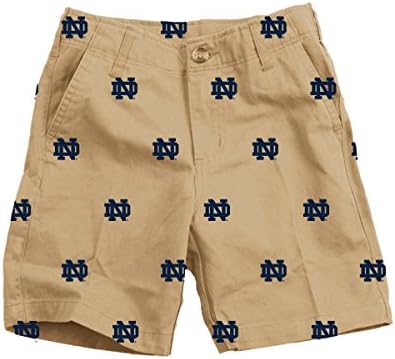 Wes and Willy Notre Dame Fighting Irish Embroidered Twill Short