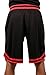 NBA Portland Trail Blazers Men's Mesh Basketball Shorts Woven Active Basic, Medium, Black