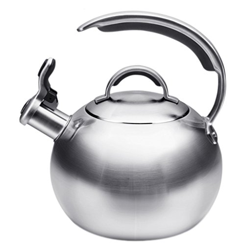 NUBAOGY 304 Stainless Steel Kettle Gas Gas Induction Cooker Universal Whistle Household Kettle 3L