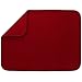 S&T INC. Absorbent, Reversible XL Microfiber Dish Drying Mat for Kitchen, 18 Inch x 24 Inch, Racer Red